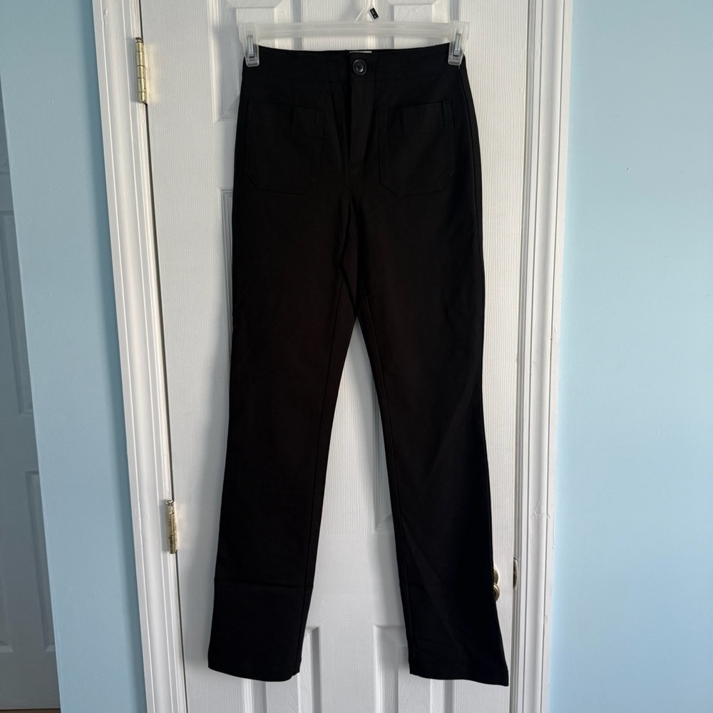 Maeve by Anthropologie Women’s Black Full Length Dress Pants Sz 25